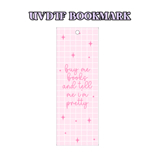 UV-DTF Bookmark Transfer - Buy me books 2
