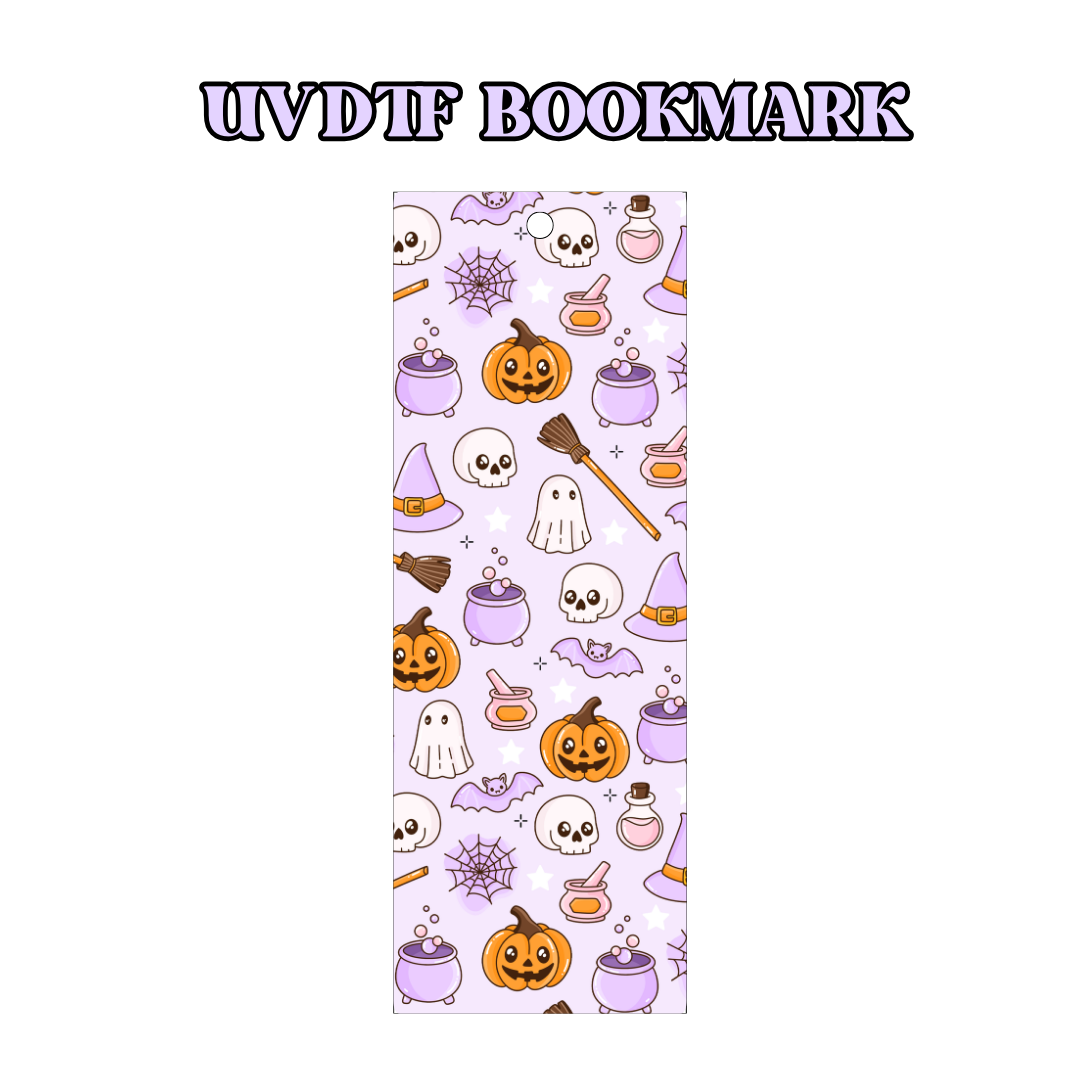 UV-DTF Bookmark Transfer - Halloween Print