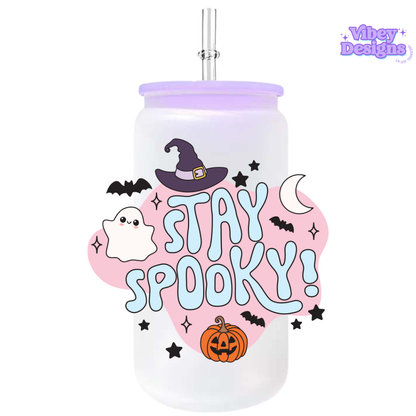 UV-DTF Transfer for Bottle, Glass, Mug, Diary - Stay Spooky