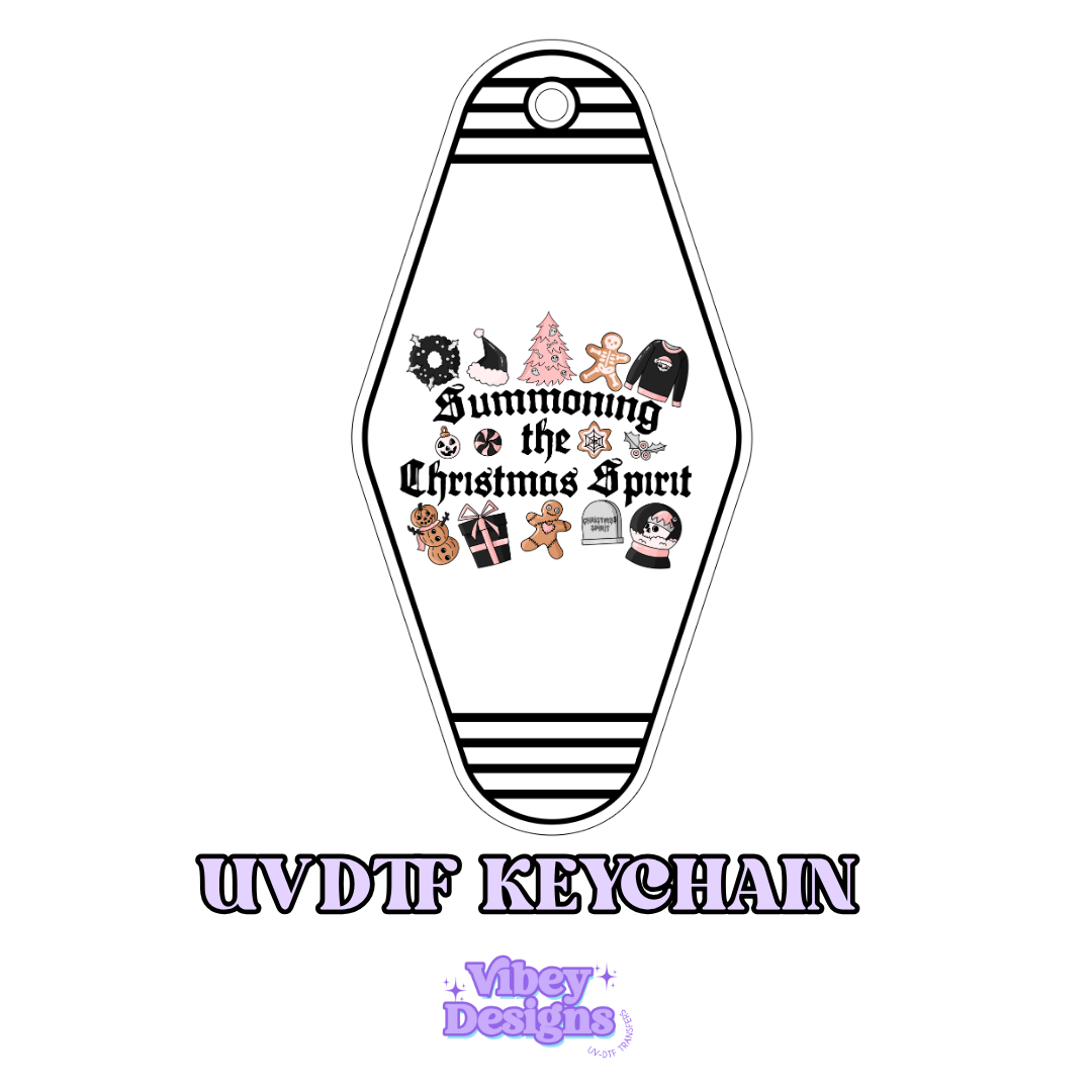 RTS Motel Keychain | Shot glass Decal - Summoning the christmas spirit