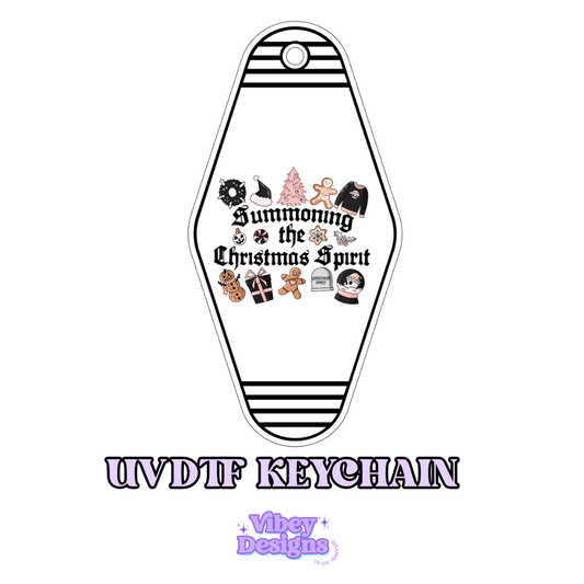 RTS Motel Keychain | Shot glass Decal - Summoning the christmas spirit