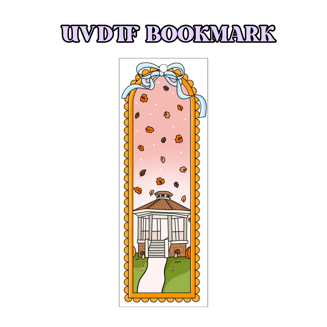 UV-DTF Bookmark Transfer - Star Hallow Gazebo