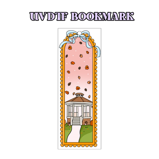 UV-DTF Bookmark Transfer - Star Hallow Gazebo