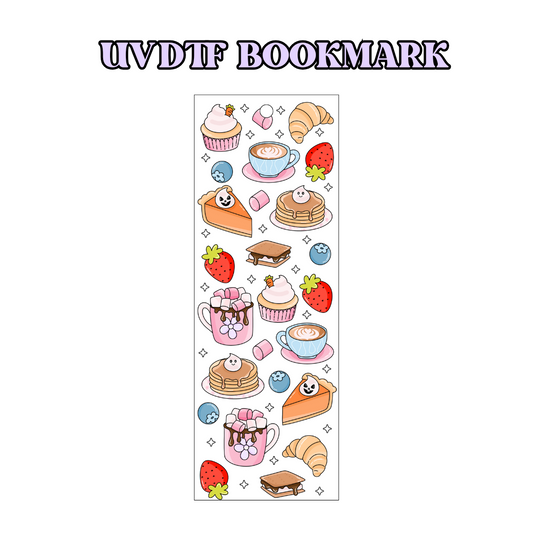 UV-DTF Bookmark Transfer - Sweet Treats