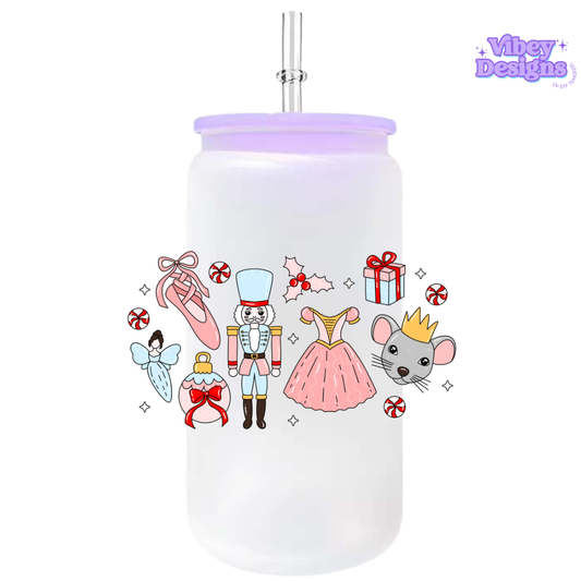 UV-DTF Transfer for Bottle, Glass, Mug, Diary - Nutcracker
