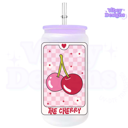 RTS UV-DTF Transfer for Bottle, Glass, Mug, Diary - The Cherry Tarot