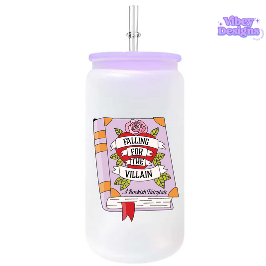 UV-DTF Transfer for Bottle, Glass, Mug, Diary - Falling For The Villain