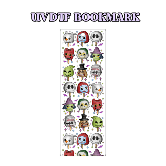 UV-DTF Bookmark Transfer - Halloween Pops