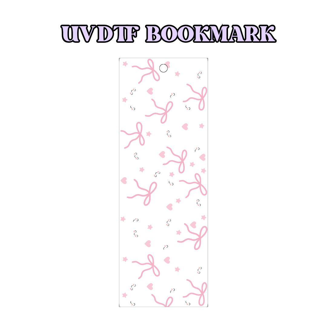 UV-DTF Bookmark Transfer - Bows & Ghost