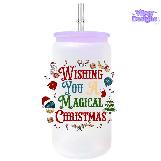 UV-DTF Transfer for Bottle, Glass, Mug, Diary - Wishing you a magical christmas