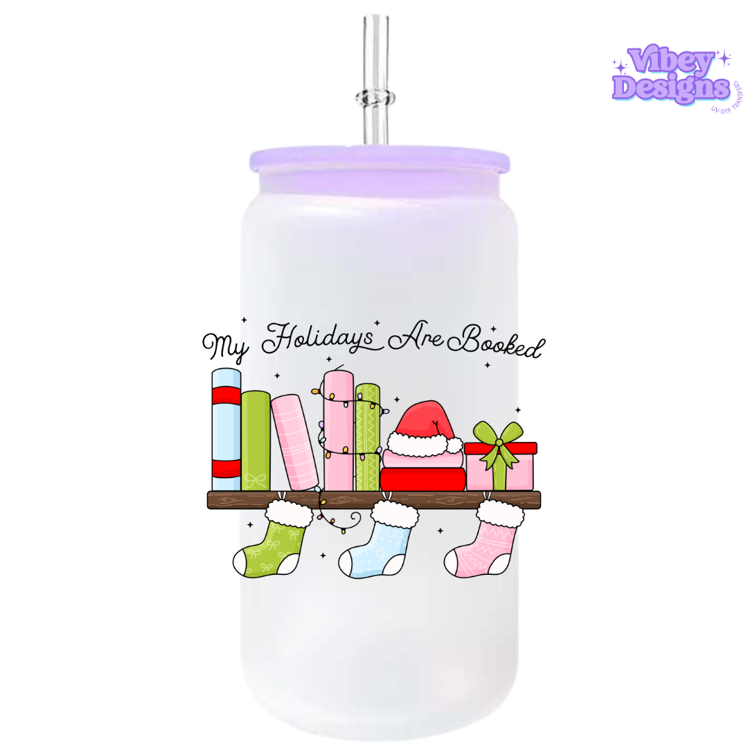 UV-DTF Transfer for Bottle, Glass, Mug, Diary - My Holidays are booked