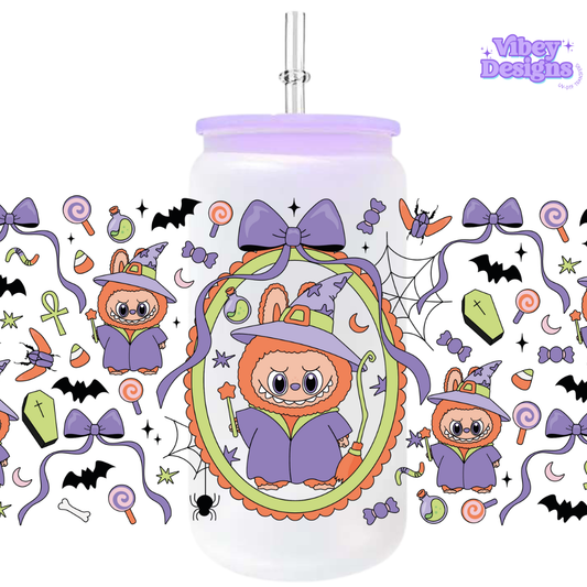 Uv Dtf Wrap For 16oz Libbey Glass - Bubu Witch