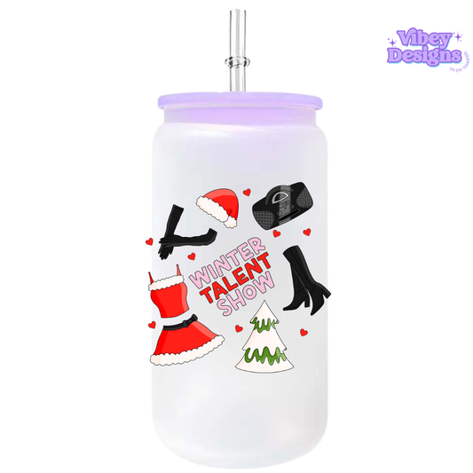 UV-DTF Transfer for Bottle, Glass, Mug, Diary - Winter talent show