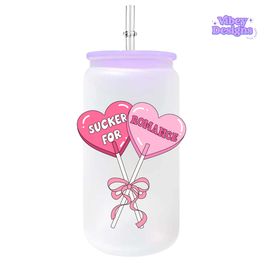 UV-DTF Transfer for Bottle, Glass, Mug, Diary - Sucker For