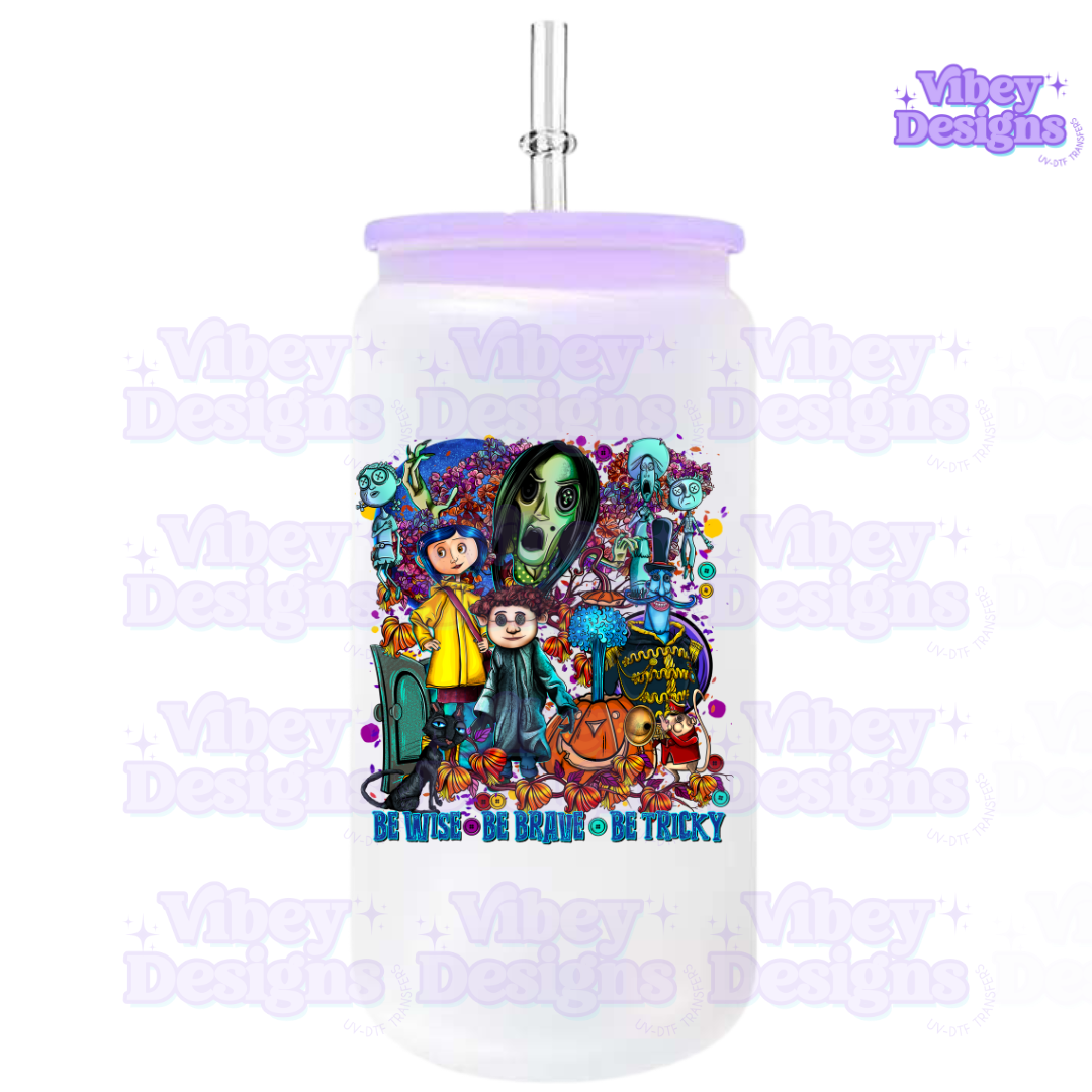 UV-DTF Transfer for Bottle, Glass, Mug, Diary - Be Tricky