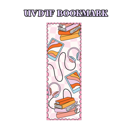 UV-DTF Bookmark Transfer - Kindle Gal