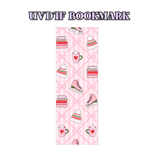 UV-DTF Bookmark Transfer - Christmas Bookish 2