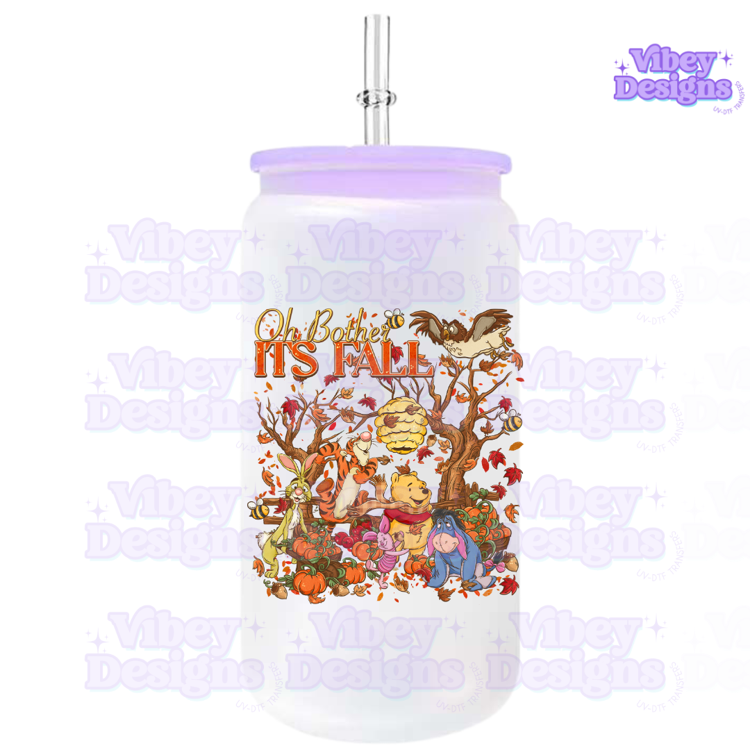 UV-DTF Transfer for Bottle, Glass, Mug, Diary - Oh Bother