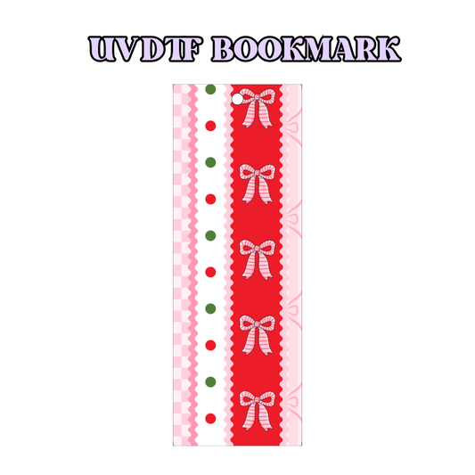 UV-DTF Bookmark Transfer - Christmas Bookish 3
