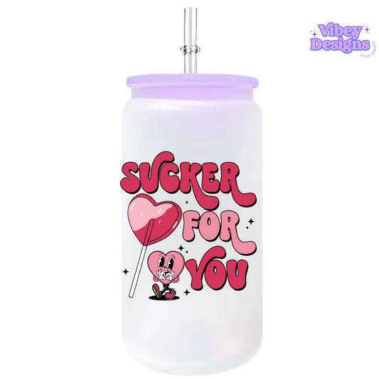 RTS UV-DTF Transfer for Bottle, Glass, Mug, Diary - Sucker For You