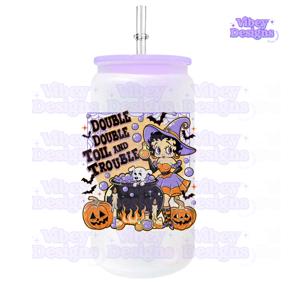 UV-DTF Transfer for Bottle, Glass, Mug, Diary - Toil & Trouble