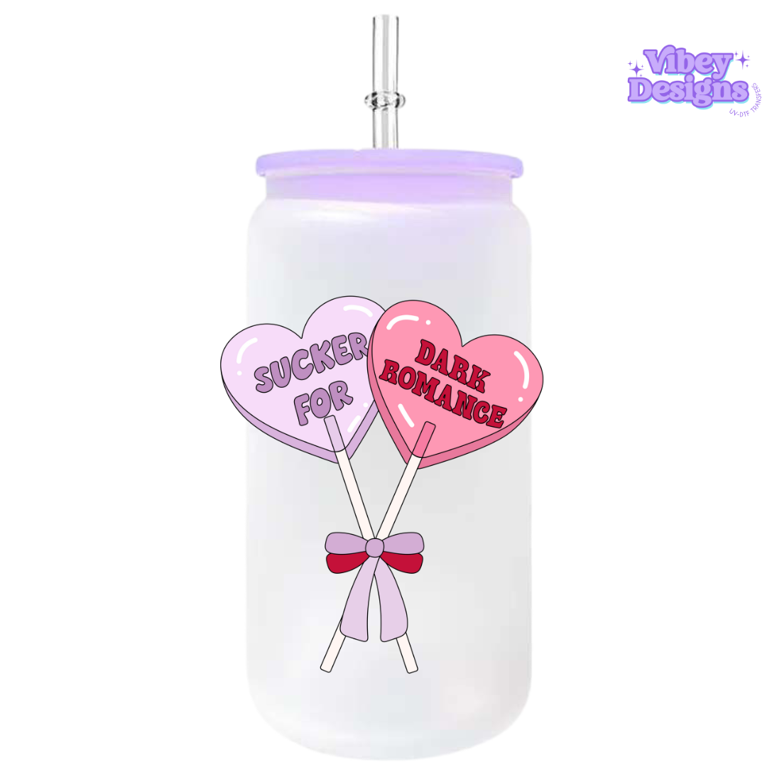 UV-DTF Transfer for Bottle, Glass, Mug, Diary - Sucker For