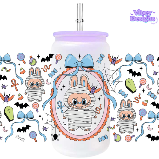 Uv Dtf Wrap For 16oz Libbey Glass - Bubu Mummy