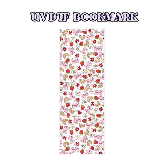 UV-DTF Bookmark Transfer - Spring Bows