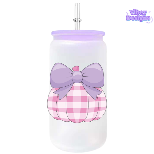 UV-DTF Transfer for Bottle, Glass, Mug, Diary - Cute Pumpkin