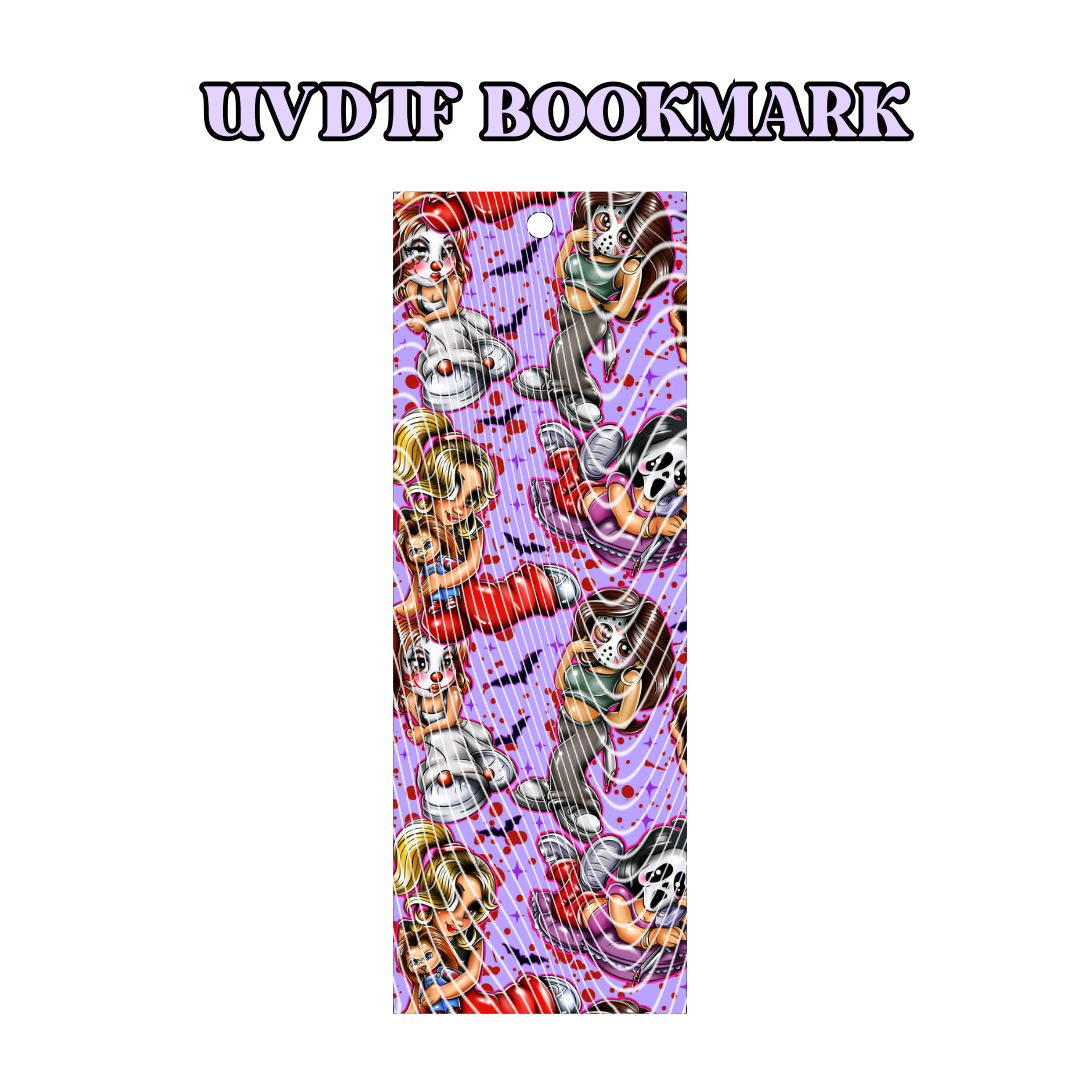 UV-DTF Bookmark Transfer - Home Ghouls