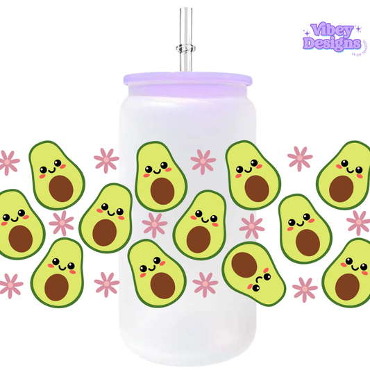 Uv Dtf Wrap For 16oz Libbey Glass - Kawaii Avo's