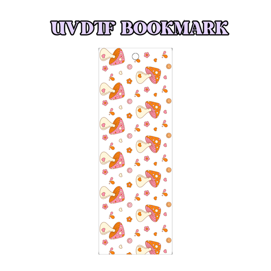 UV-DTF Bookmark Transfer - Create Your Own Magic Orange