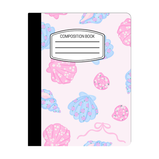 Composition Notebook - Seashells