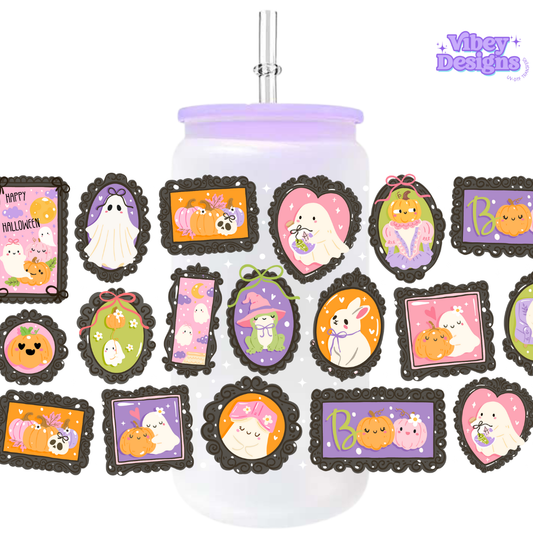 Uv Dtf Wrap For 16oz Libbey Glass - Ghost Frames