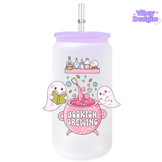 UV-DTF Transfer for Bottle, Glass, Mug, Diary - Bookish Brewing