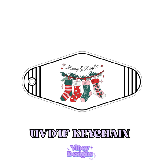 RTS Motel Keychain | Shot glass Decal - Merry and bright