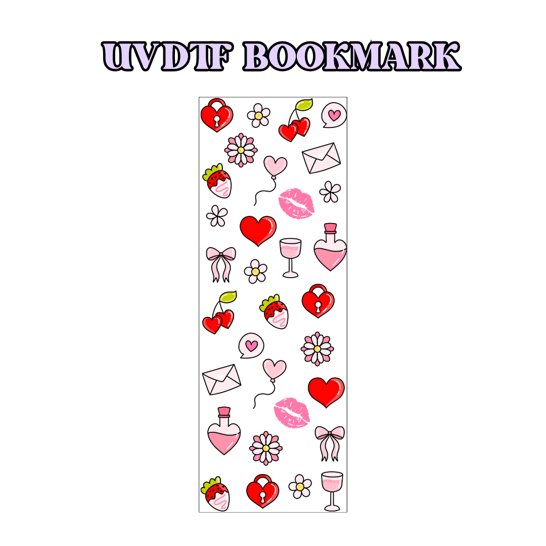 Uv Dtf Wrap For 16oz Libbey Glass - Howdy Valentines