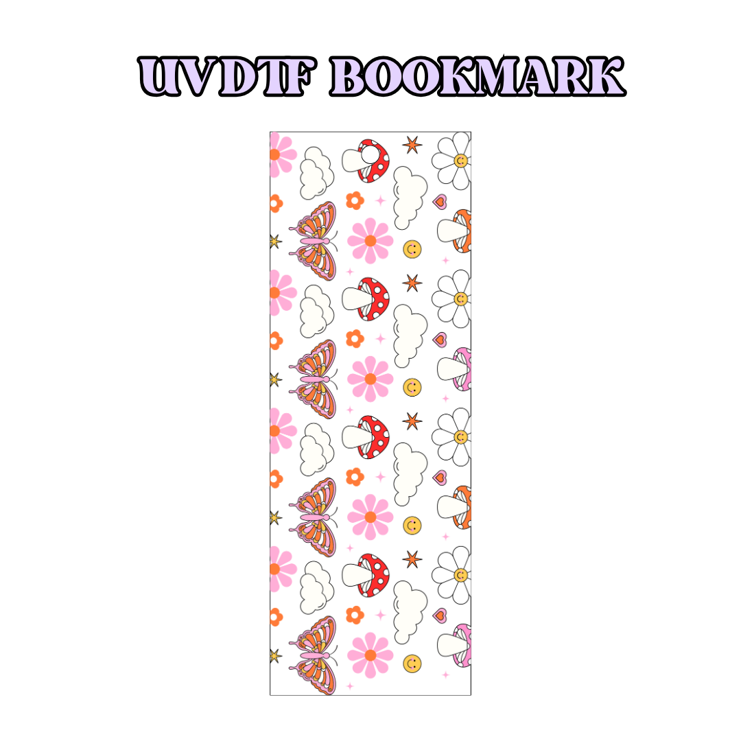 UV-DTF Bookmark Transfer - Groovy Cuties