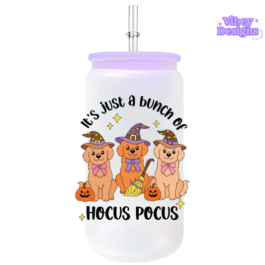 UV-DTF Transfer for Bottle, Glass, Mug, Diary - Just a bunch of hocus pocus
