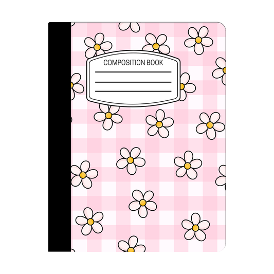 Composition Notebook - Daisy & Checker