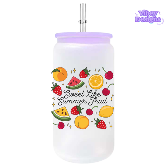 UV-DTF Transfer for Bottle, Glass, Mug, Diary - Sweet like summer fruit