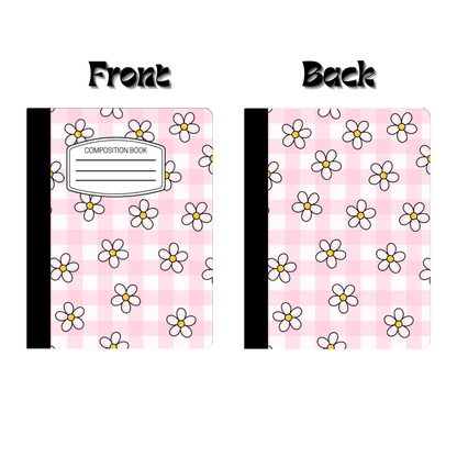 Composition Notebook - Daisy & Checker