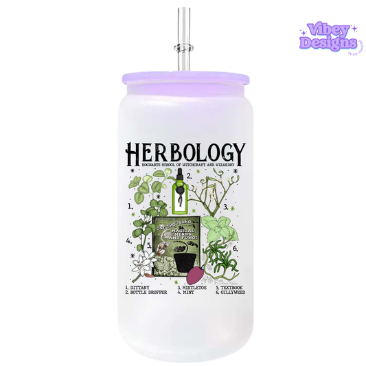 UV-DTF Transfer for Bottle, Glass, Mug, Diary - Herbology