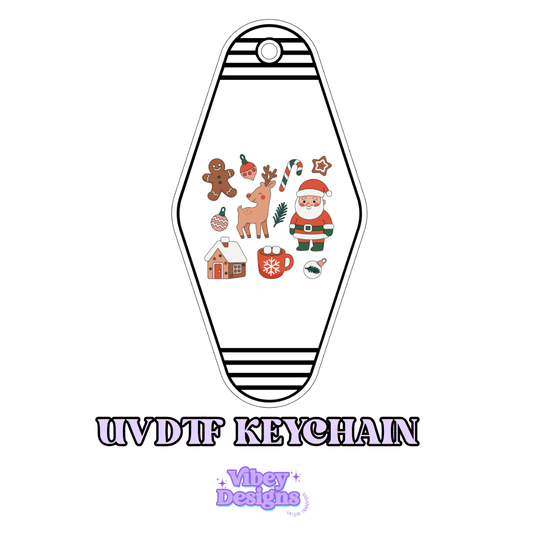 RTS Motel Keychain | Shot glass Decal - Xmas Things