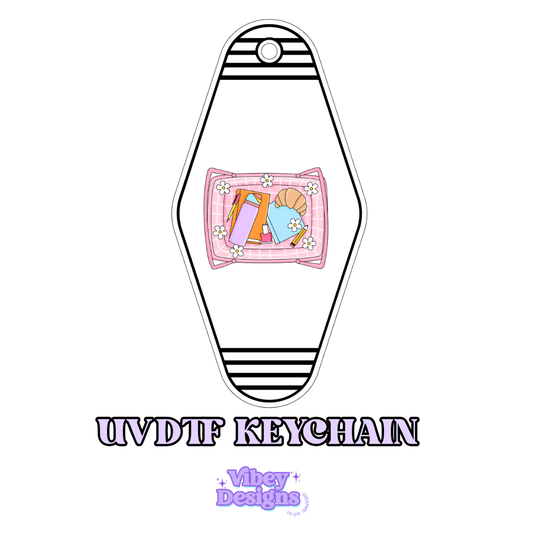 RTS Motel Keychain | Shot glass Decal - Girlie Basket
