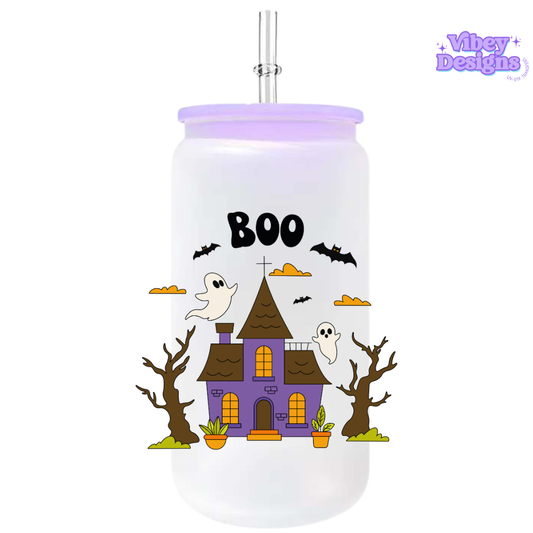 UV-DTF Transfer for Bottle, Glass, Mug, Diary - Boo House