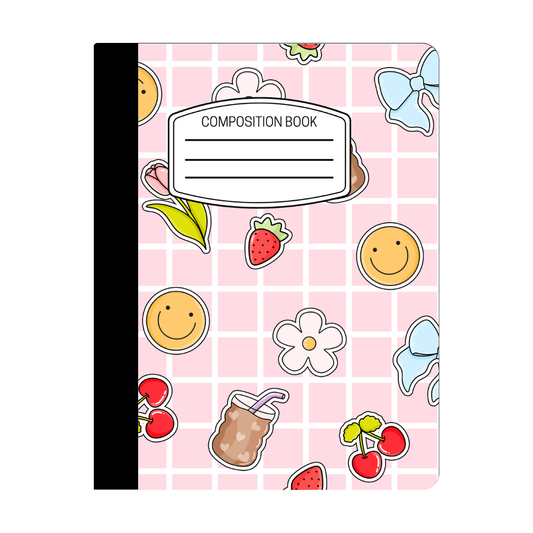 Composition Notebook - Sticker Journal
