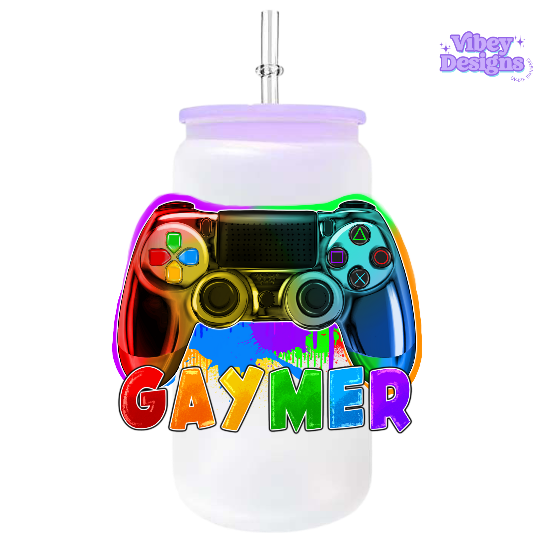 UV-DTF Transfer for Bottle, Glass, Mug, Diary - Gaymer