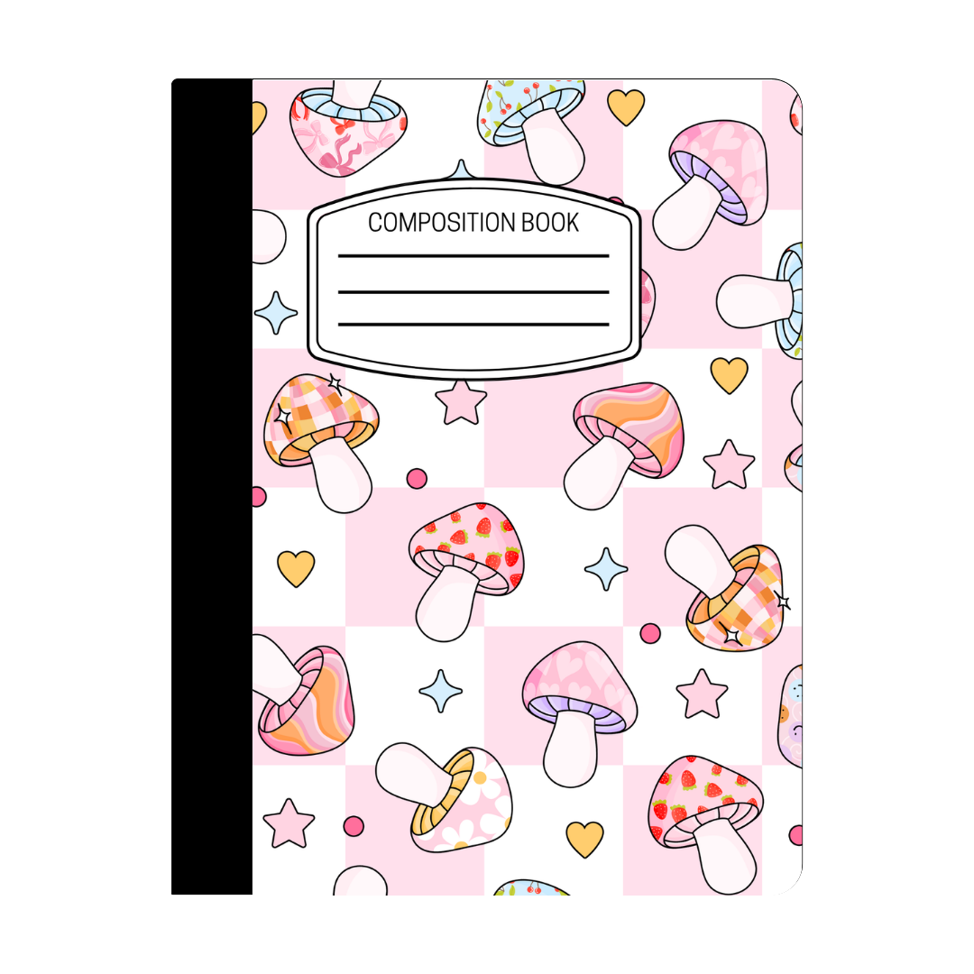 Composition Notebook - Pastel Mushies
