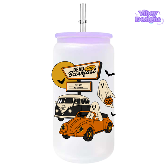 UV-DTF Transfer for Bottle, Glass, Mug, Diary - Dead and Breakfast